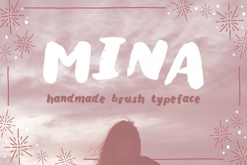 Mina Brush Typeface 1
