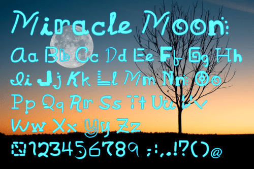 Miracle Moon Font 1