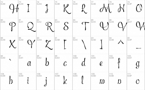 Mist-Dry Font 2
