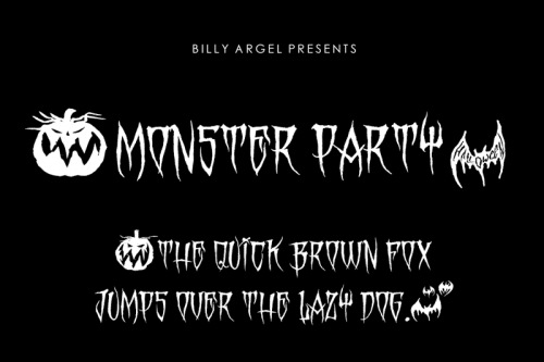 Monster Party Font 1