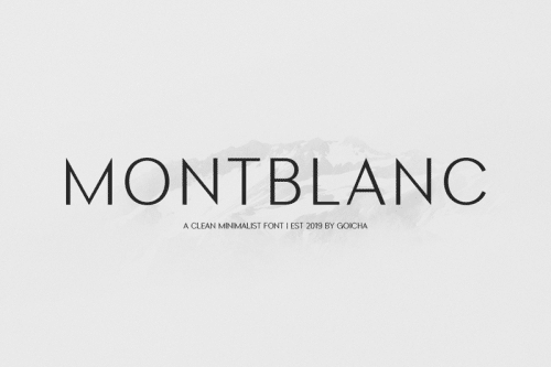 Montblanc San Serif Font