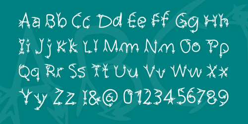 Narrow Arrow Handwritten Font 3