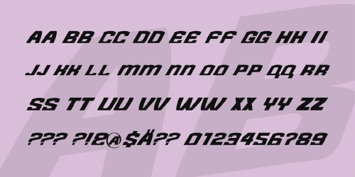 Need for Font 3