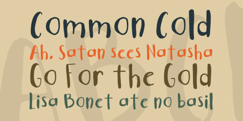 Note To Self Comic Font 2
