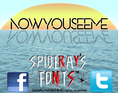 Now You See Me Font