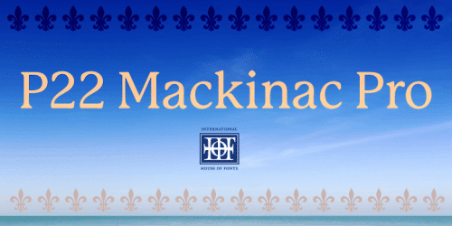 P22 Mackinac Font 3
