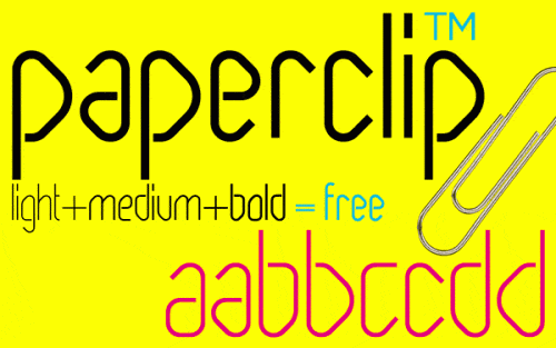 Paperclip Font