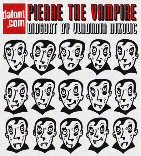 Pierre The Vampire Font