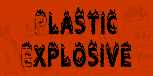 Plastic Explosive Font