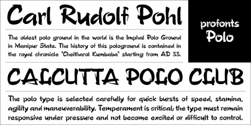 Polo Font 3