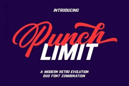 Punch Limit Font 4