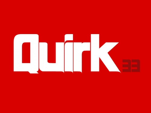 Quirk 33 Font