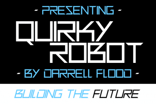 Quirky Robot Font