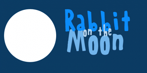 Rabbit On The Moon Font 1
