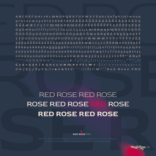 Red Rose Font 1