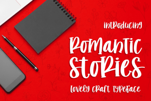 Romantic Stories Font 1
