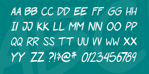 Roof Runners Font 3