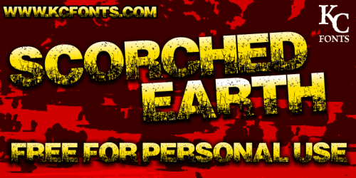 Scorched Earth Font 1