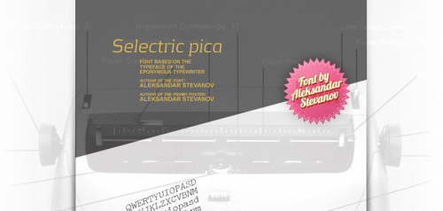 Selectric-Pica-Font