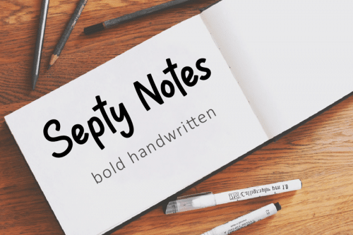 Septy Notes Font 1