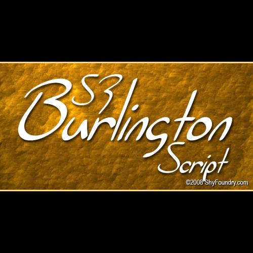 Sf Burlington Script Font 2