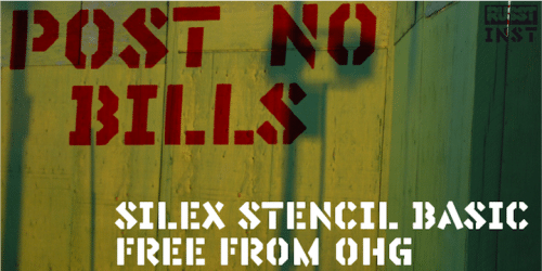 Silex Stencil Font 2