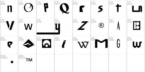 Skateboard Brands Font 2