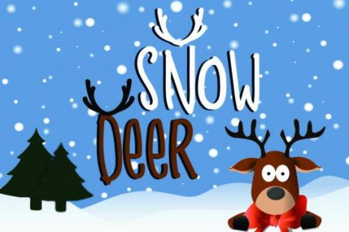 Snow Deer Font 1