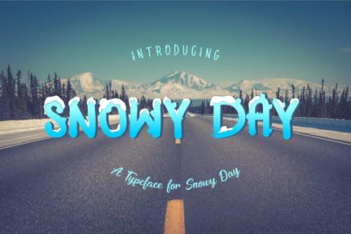 Snowy Day Font 1