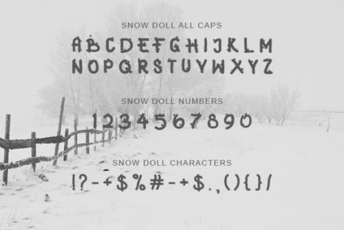 Snowy Day Font 2