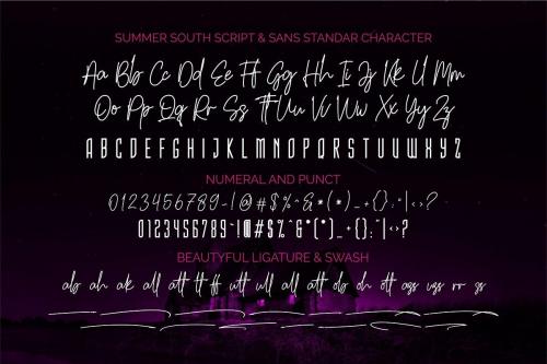 Summer South Signature Font