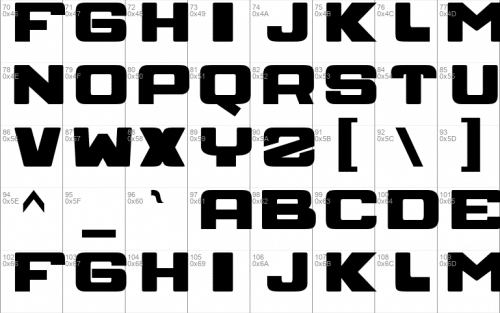 Space Strong Bold Font 2
