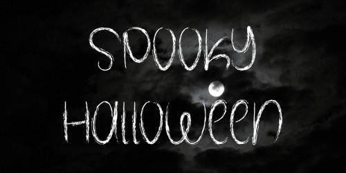Spooky Halloween Font 4