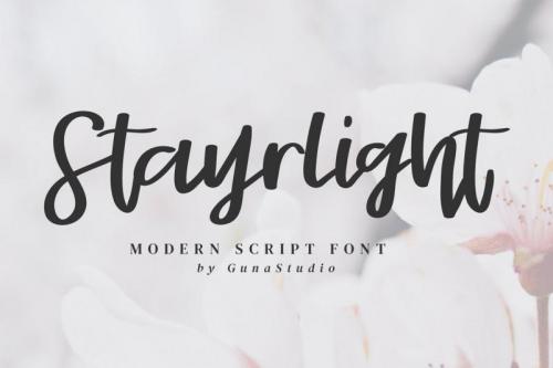 Stayrlight Modern Script Font