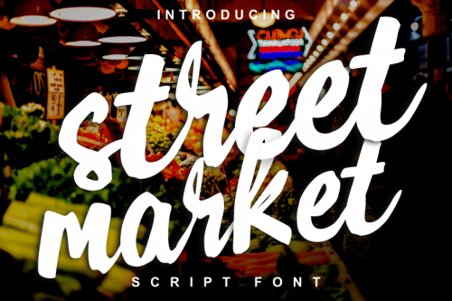 Street Market Font 3
