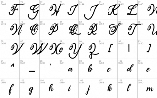 Sunbunny Calligraphy Script Font 2