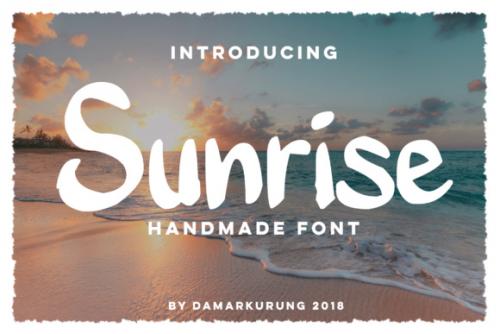 Sunrise Handwritten Font 3