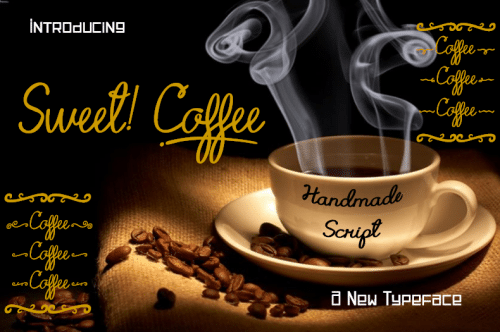 Sweet Coffee Font 1