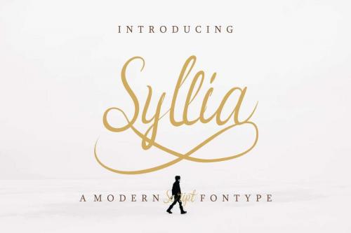 Syllia Calligraphy Font 1
