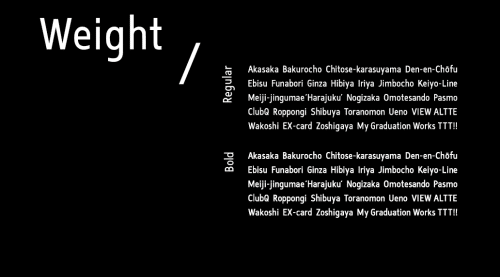 TTT Tokyo Typeface for Train Font 4