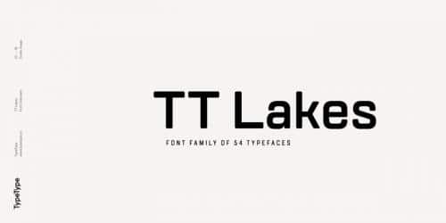 TT Lakes Font Family 5