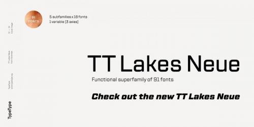 TT Lakes Font Family 6