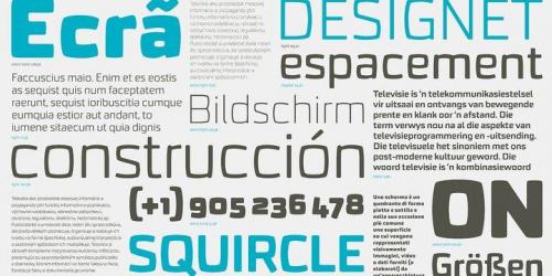 Taca Neither Square nor Circle Typeface 2