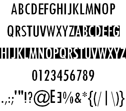 The Event Font 1