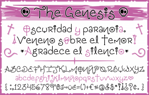 The Genesis Font