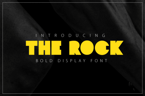 The Rock Font