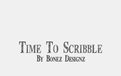 Time To Scribble Font 2