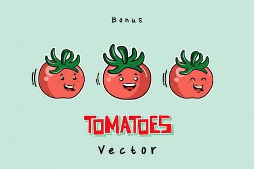 Tomatoes Cartoon Font 7