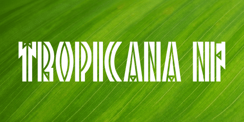 Tropicana Nf Font