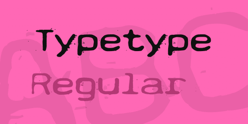 Typetype Font 5